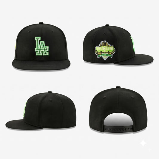 LAD 40th Anniversary Stadium Neon Shadow Snapback Cap - Embroidered
