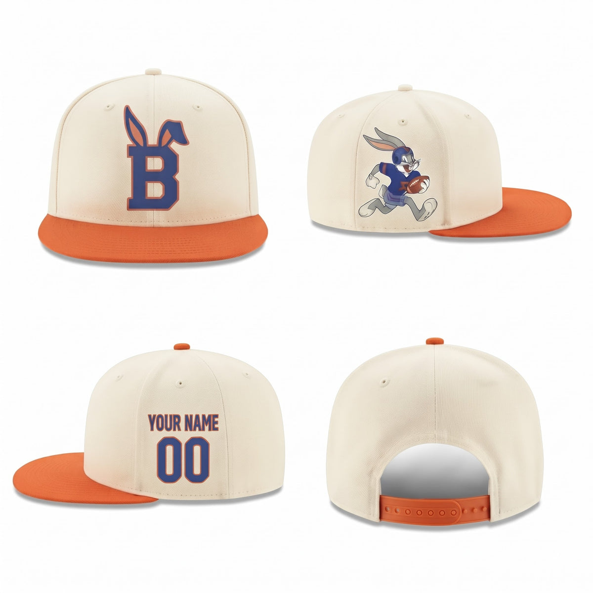 CHI x Bunny Personalized Snapback Cap - Printed