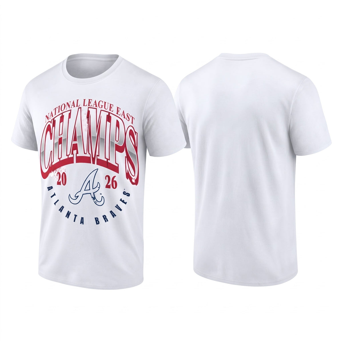 ATL 2026 NL East Champs One Side T-Shirt - Printed