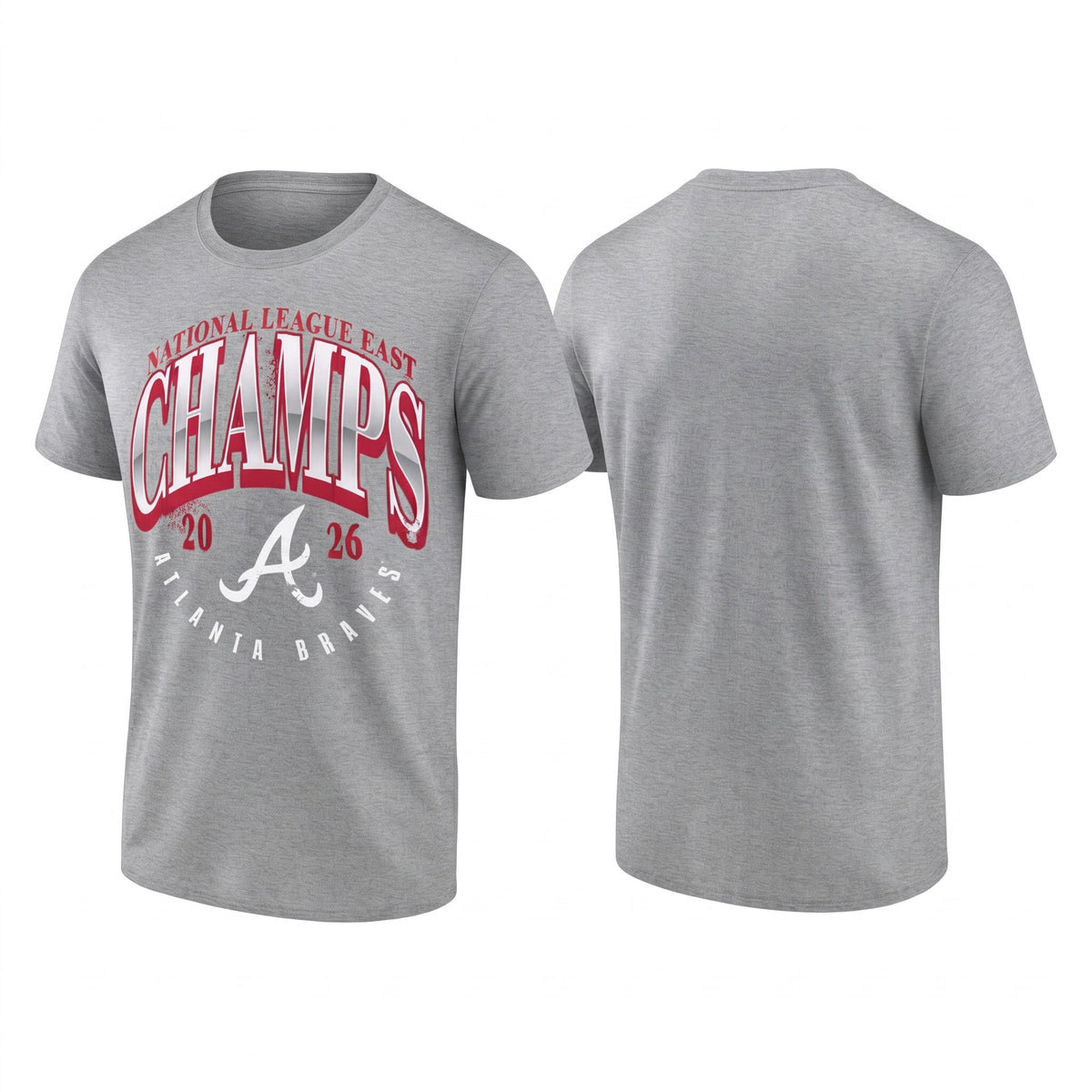 ATL 2026 NL East Champs One Side T-Shirt - Printed
