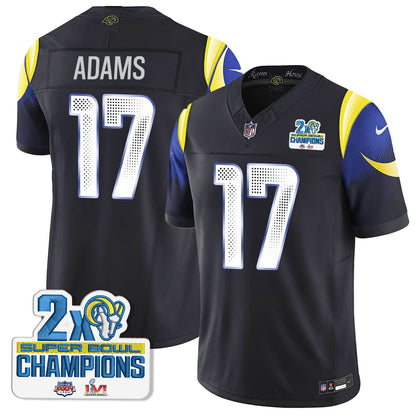 LAR 2-Time Champions Patch Vapor Limited Jersey - All Stitched