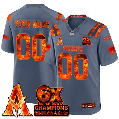 Custom NE x Avatar 3 Fire and Ash Jersey - Stitched