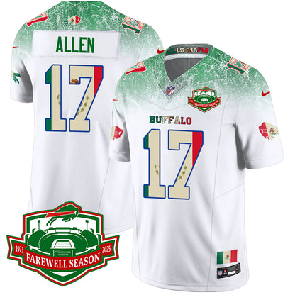 BUF Mexico Vapor Limited Jersey - All Stitched