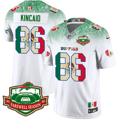 BUF Mexico Vapor Limited Jersey - All Stitched
