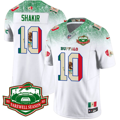 BUF Mexico Vapor Limited Jersey - All Stitched