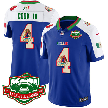 BUF Mexico Vapor Limited Jersey - All Stitched