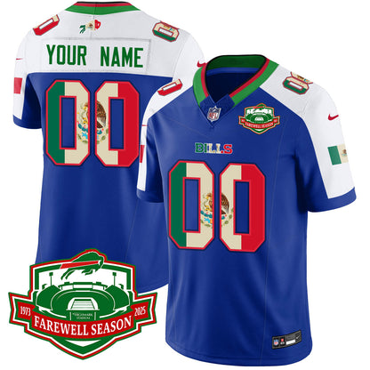BUF Mexico Vapor Limited Jersey - All Stitched