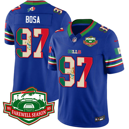 BUF Mexico Vapor Limited Jersey - All Stitched