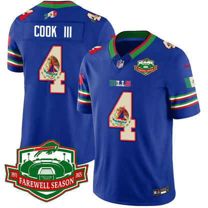 BUF Mexico Vapor Limited Jersey - All Stitched