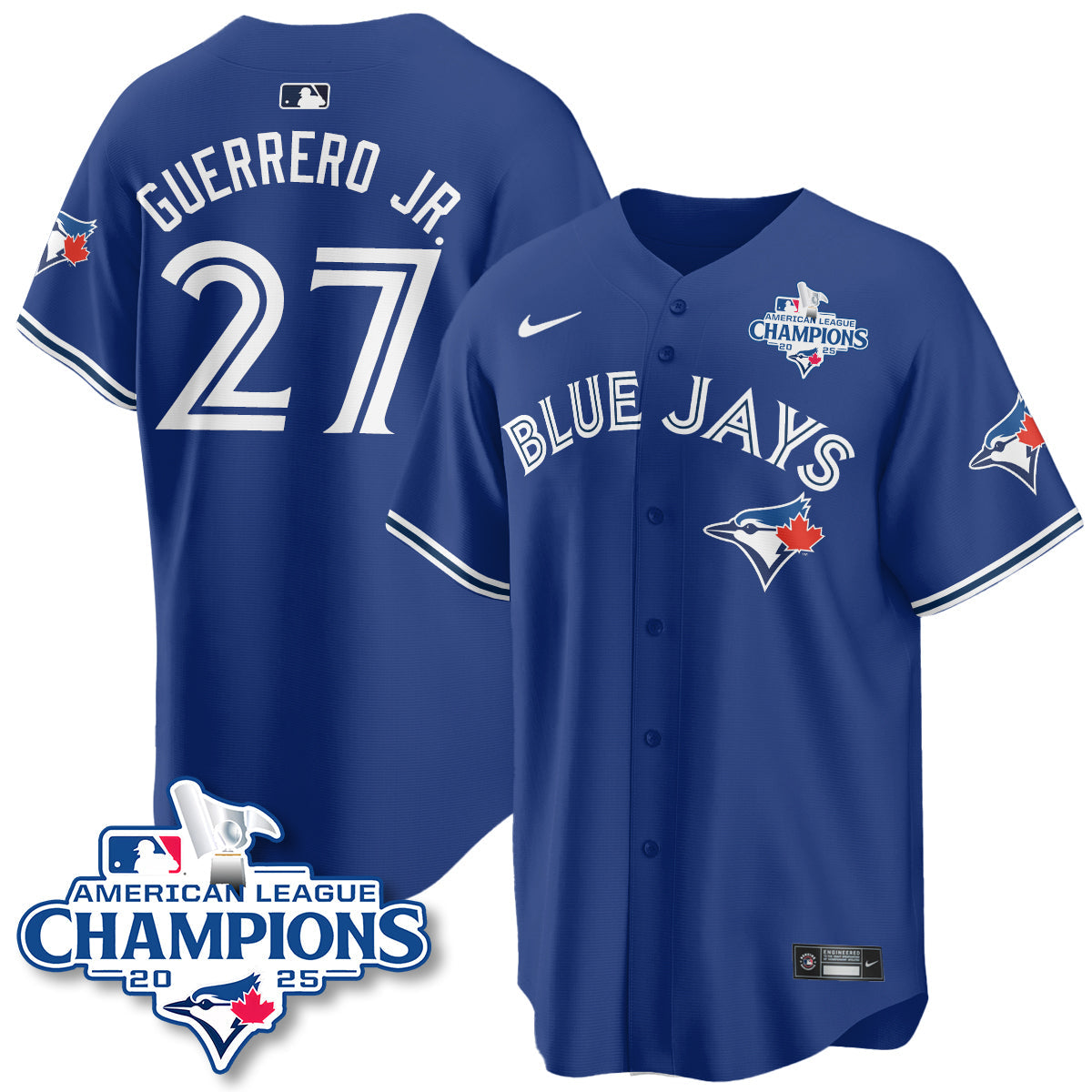 TOR 2025 American League Champions Jersey - All Stitched