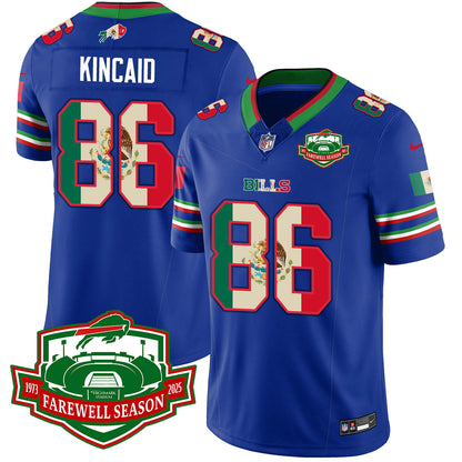 BUF Mexico Vapor Limited Jersey - All Stitched