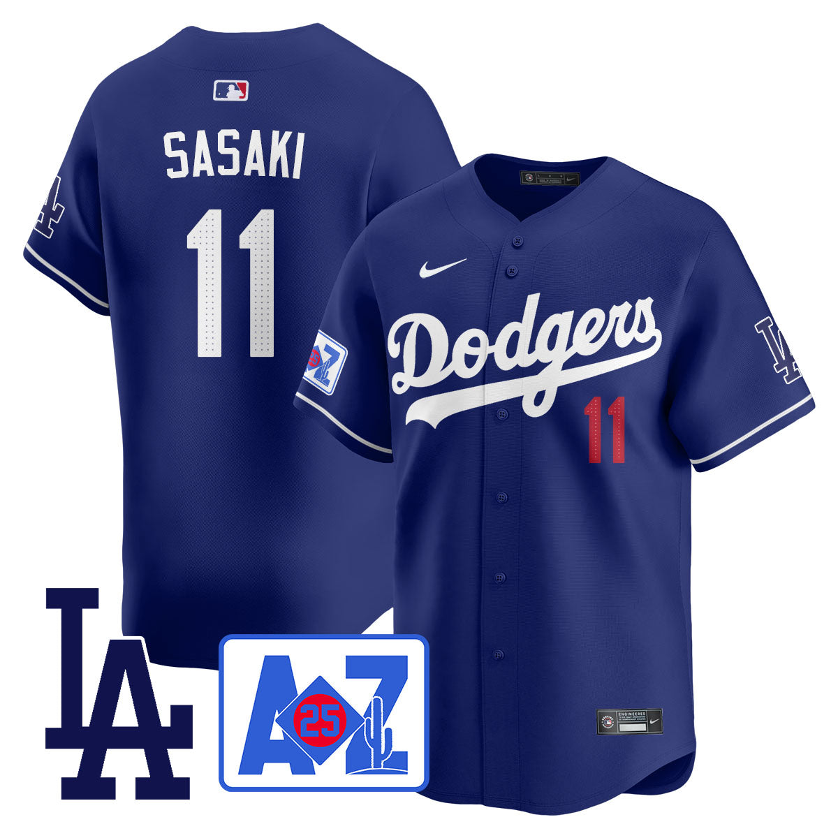 Los Angeles Dodgers 2025 Spring Training Jersey - All Stitched