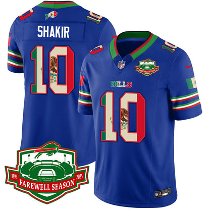 BUF Mexico Vapor Limited Jersey - All Stitched