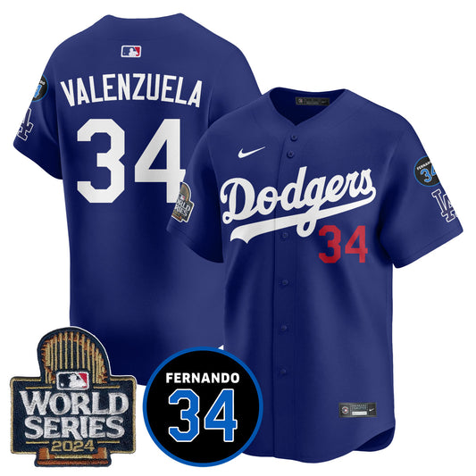 Dodgers Fernando Valenzuela Memorial Jersey - All Stitched