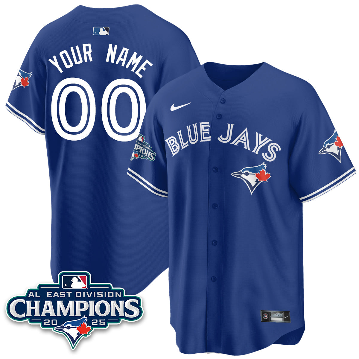 TBJ AL East Division Champions Custom Jersey - All Stitched