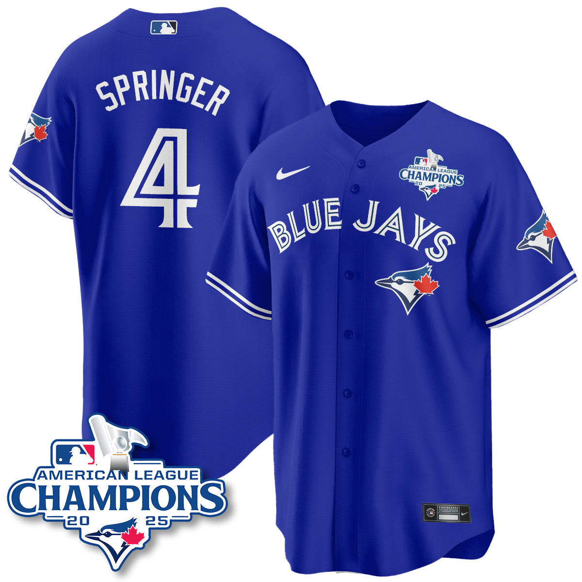 TOR 2025 American League Champions Jersey - All Stitched