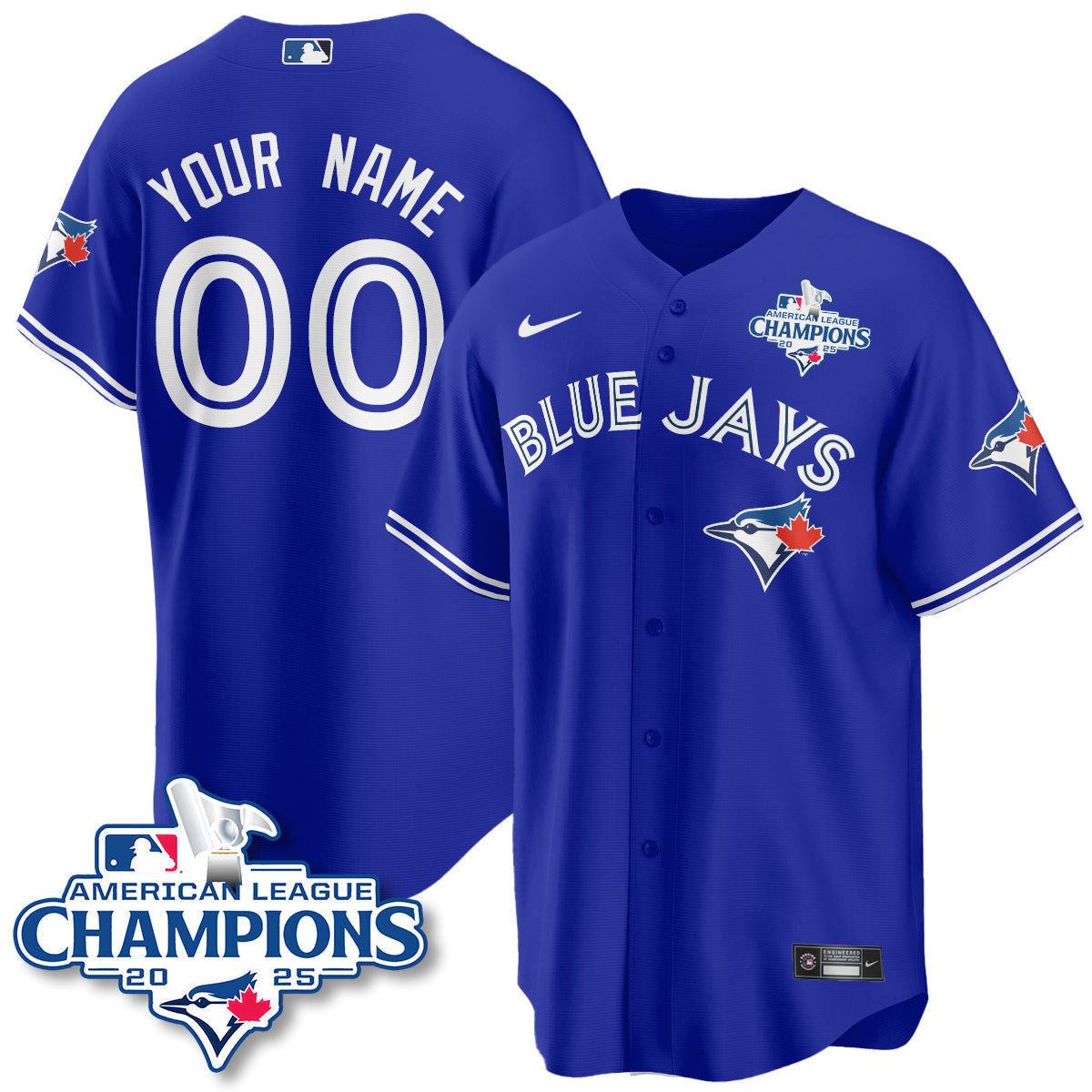 TOR 2025 American League Champions Jersey - All Stitched