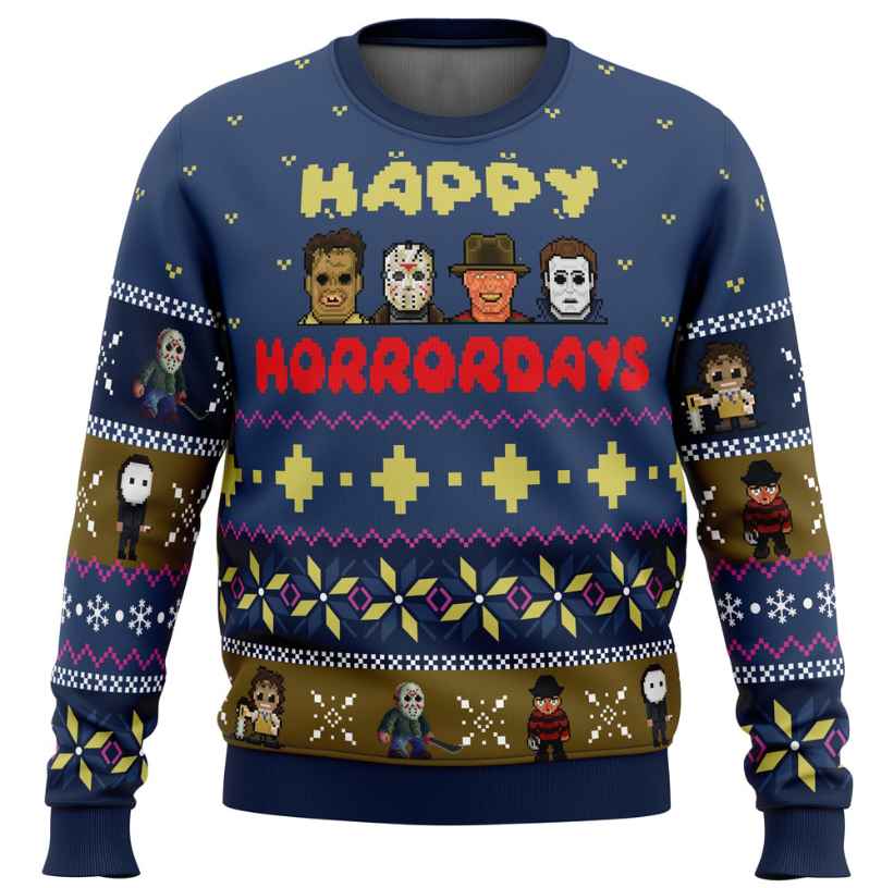 Happy Horrordays Edition Ugly Sweater - Printed