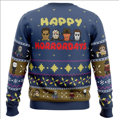 Happy Horrordays Edition Ugly Sweater - Printed