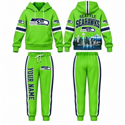 SEA Streetwear Custom Hoodie Pants Set - Printed
