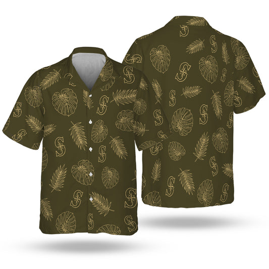 SEA Special Armed Forces Hawaiian Design Button Shirt V3