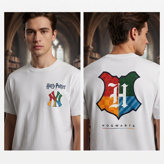 NYY  x "The Lightning Bolt Wizard" Edition Two Sides Printed T-Shirt