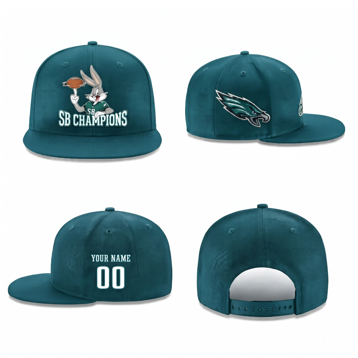 PHI x Bunny Personalized Snapback Cap - Printed