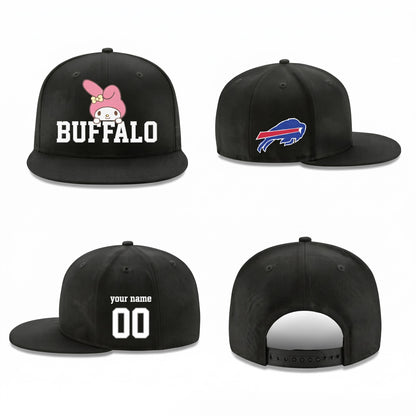 BUF x Pink Sanrio Friends Personalized Snapback Cap - Printed