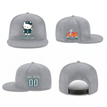 PHI x Meow KT Personalized Snapback Cap - Printed