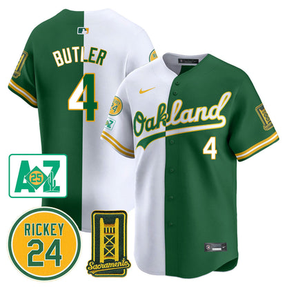 Oakland Athletics 2025 Sacramento, Rickey Henderson Jersey - All Stitched