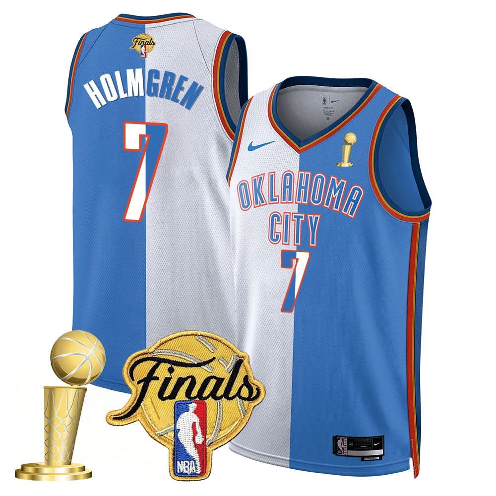 Oklahoma City Thunder 2024-25 Champions Jersey - All Stitched