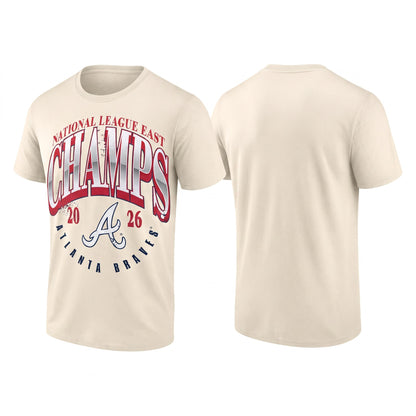 ATL 2026 NL East Champs One Side T-Shirt - Printed