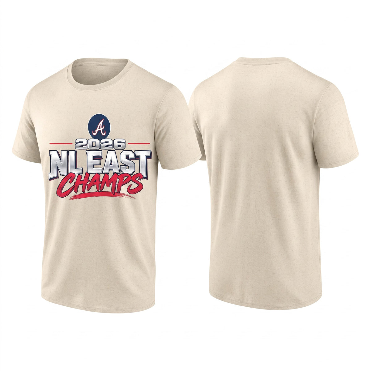 ATL 2026 NL East Champs One Side T-Shirt - Printed