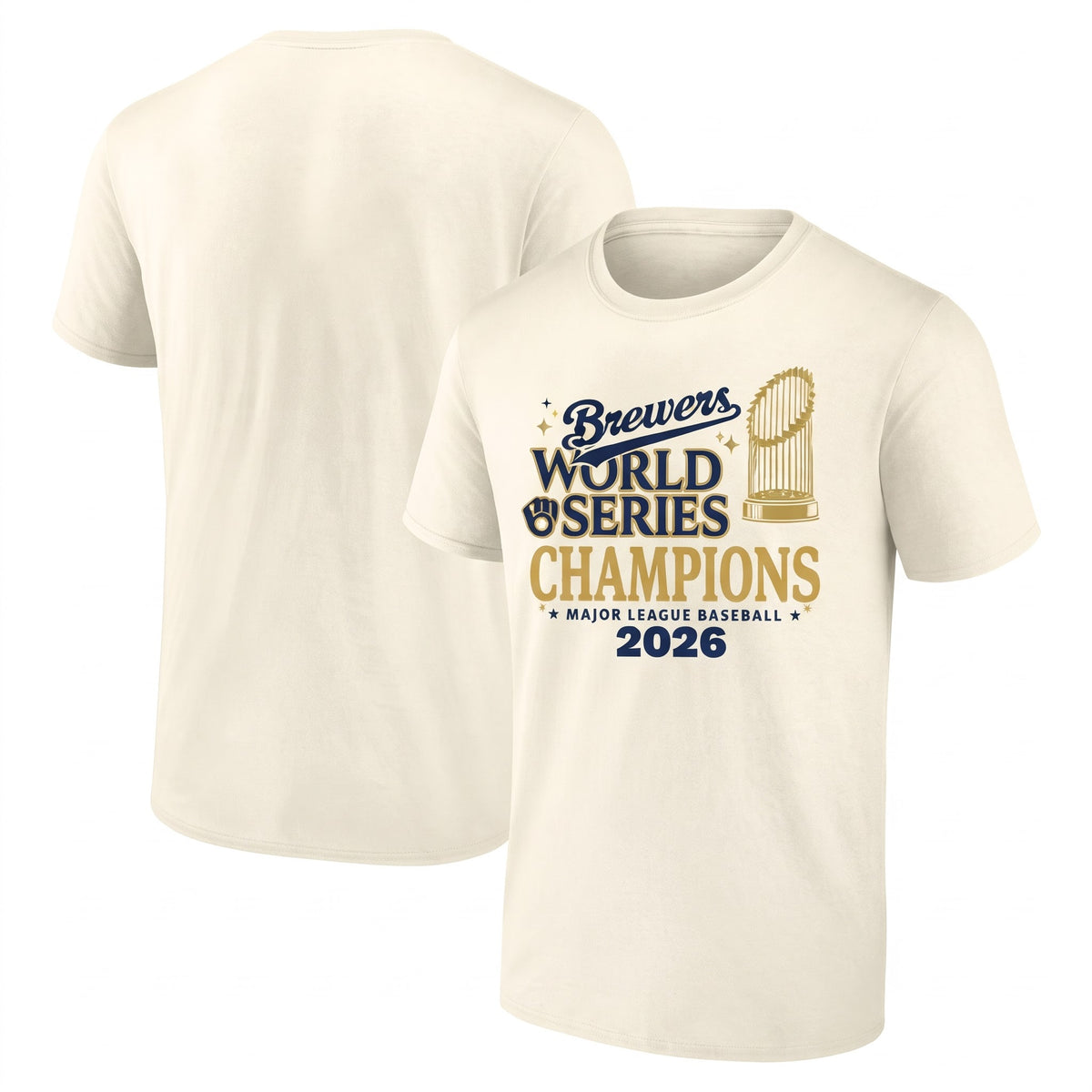 MIL World Series Champions One Side T-Shirt - Printed
