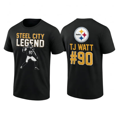PIT TJ. Watt #90 Two Sides T-Shirt - Printed