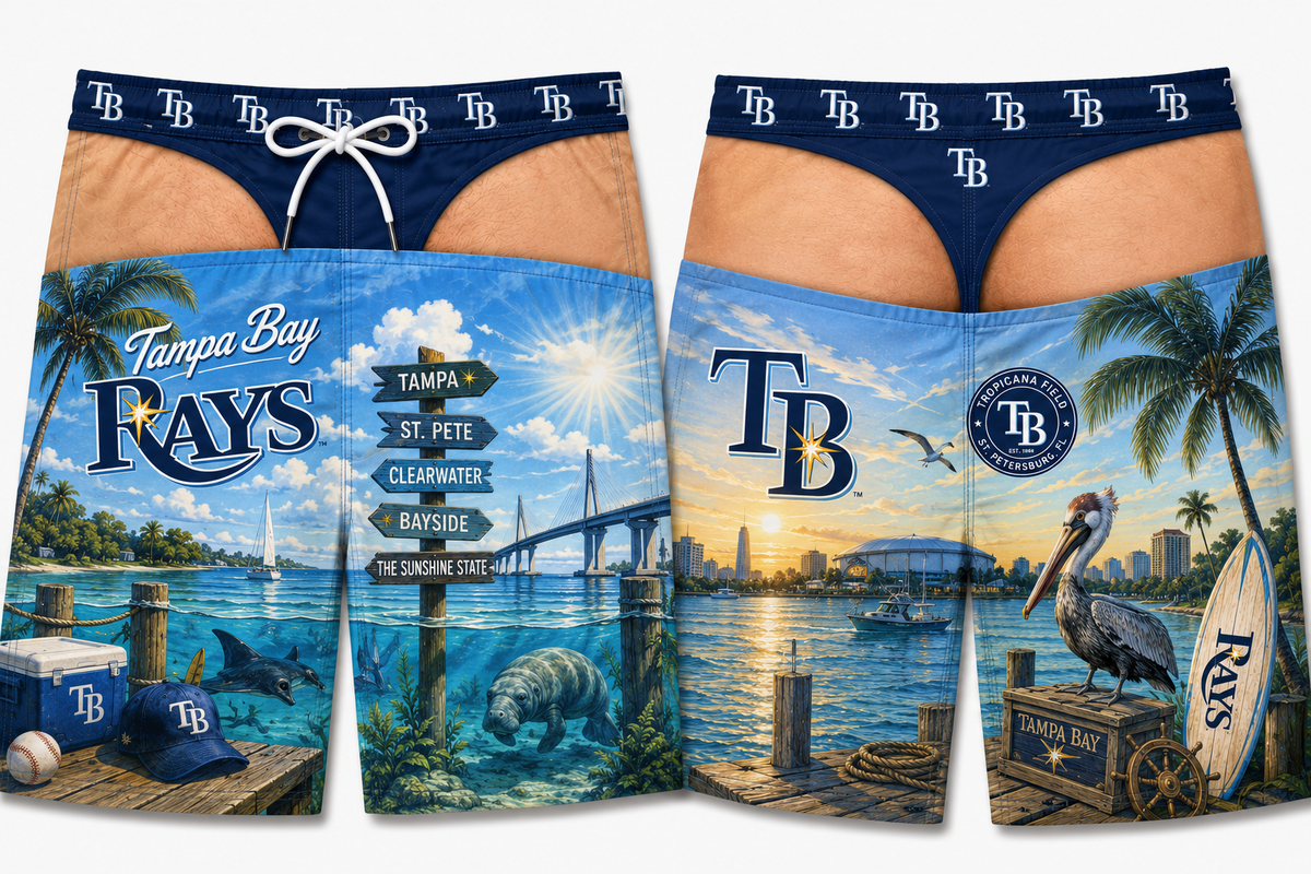 TBR Effect Body Funny Beach Short - Printed