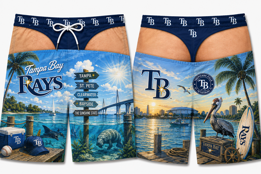TBR Effect Body Funny Beach Short - Printed