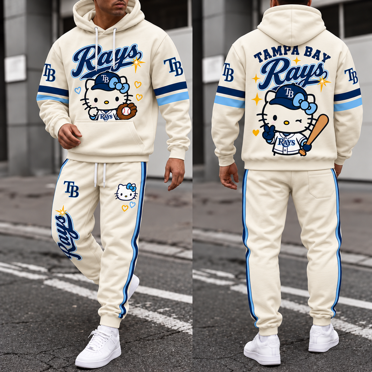 TBR x Hello Kitty Hoodie Pants Set - Printed