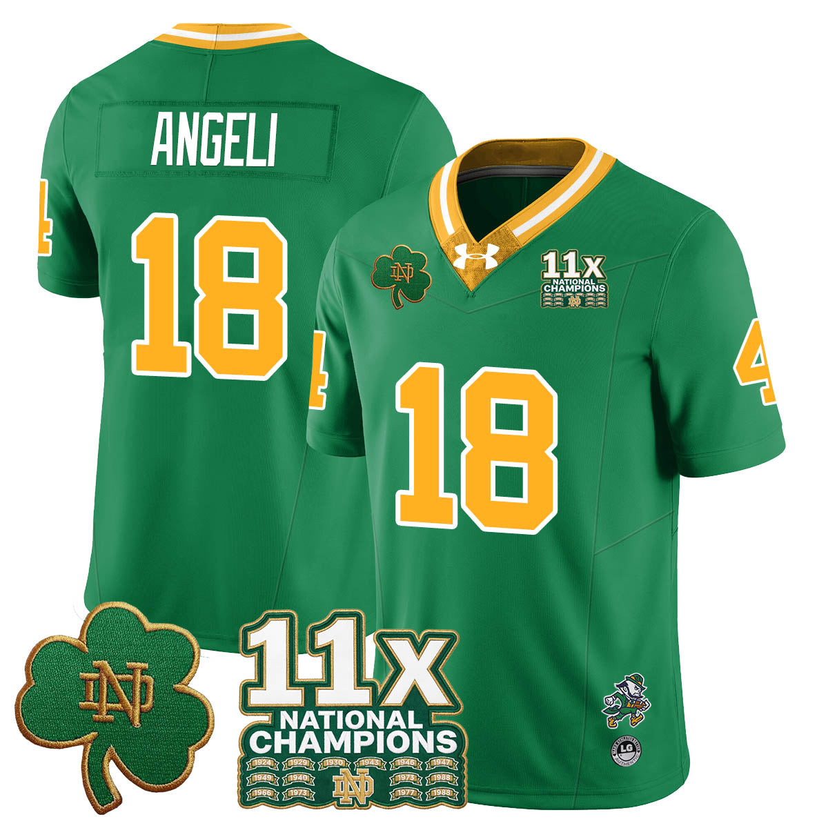 ND 11x-Time National Champions Vapor Limited Jersey