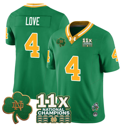 ND 11x-Time National Champions Vapor Limited Jersey