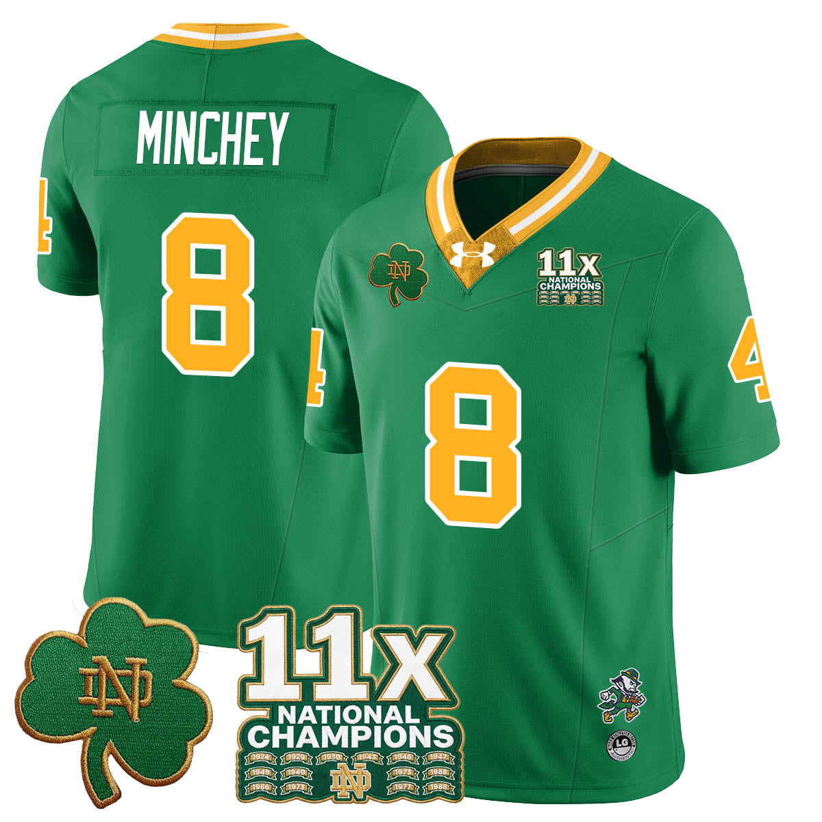 ND 11x-Time National Champions Vapor Limited Jersey