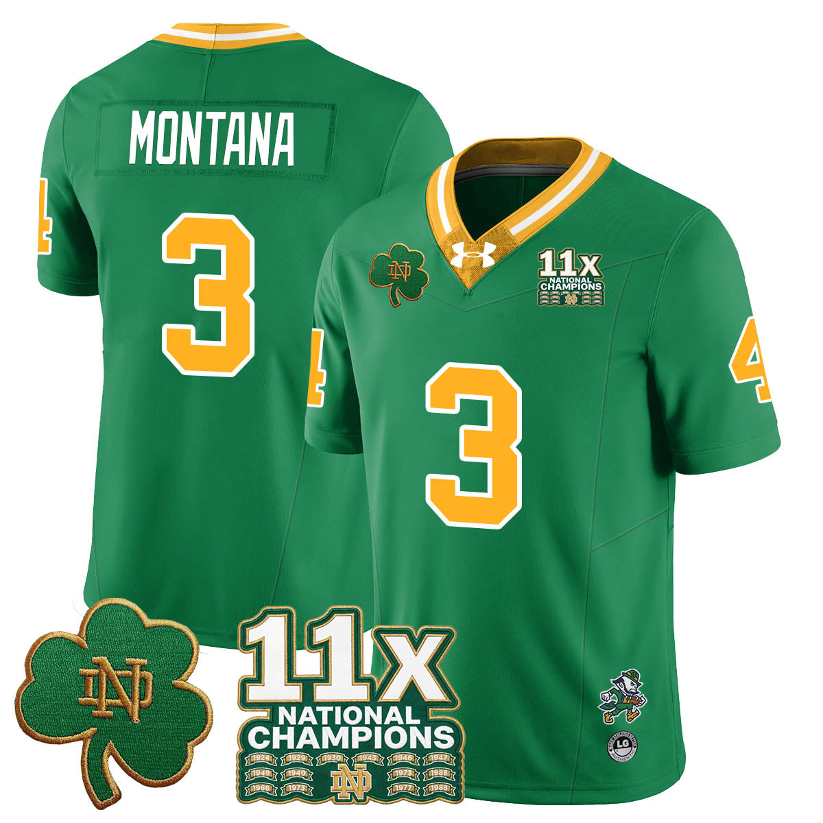 ND 11x-Time National Champions Vapor Limited Jersey