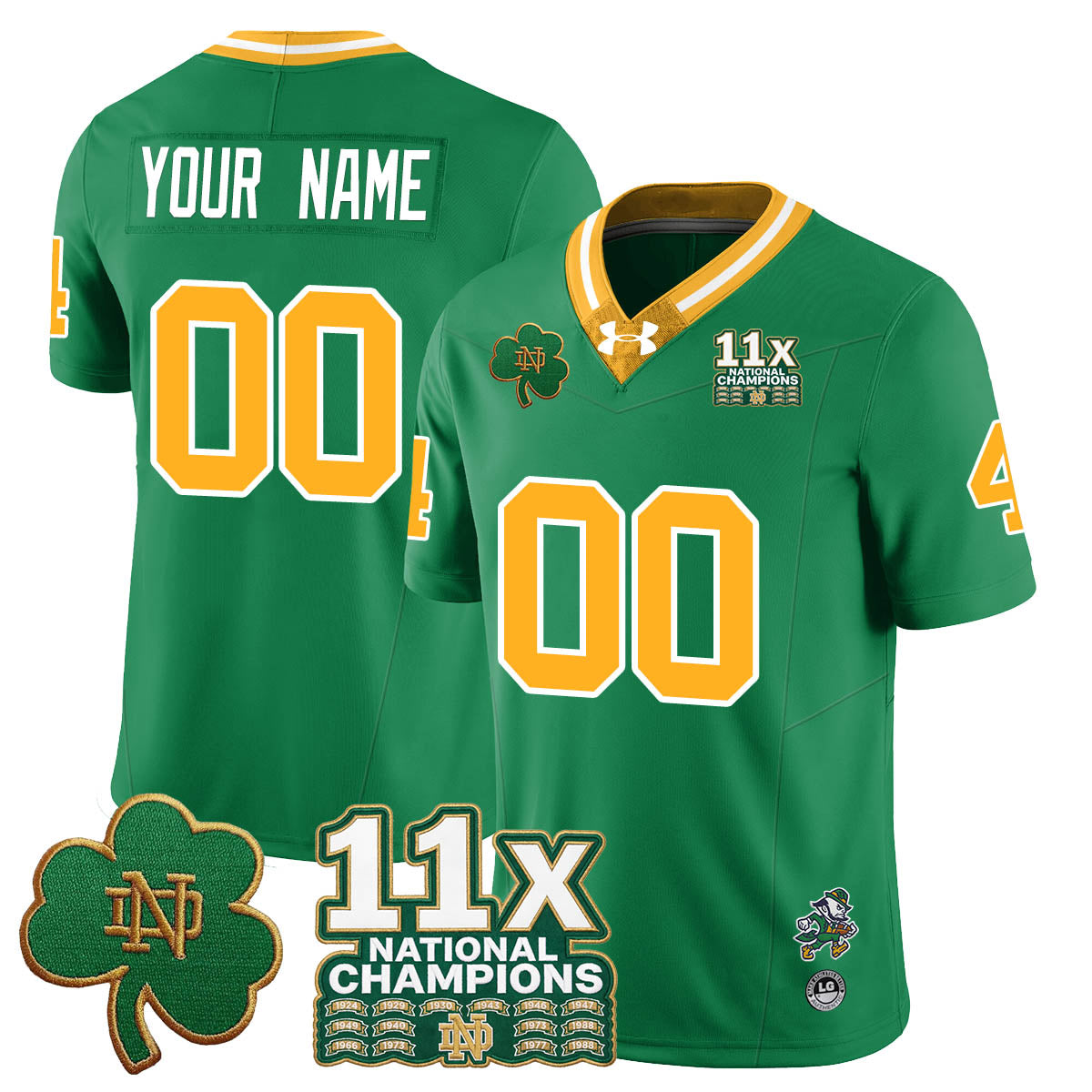 ND 11x-Time National Champions Vapor Limited Jersey