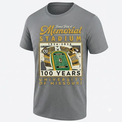 MIZZ 100th Anniversary of Memorial Stadium Edition One Side Printed T-Shirt