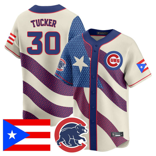 Chicago Cubs Puerto Rican Heritage Jersey V2 - All Stitched