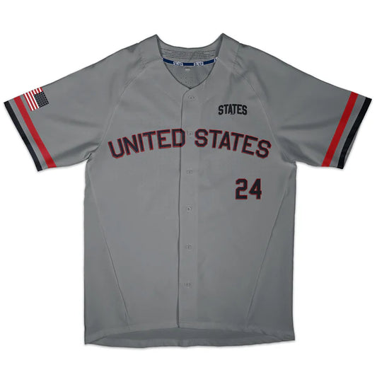 USA Gray - City Series Baseball Jersey