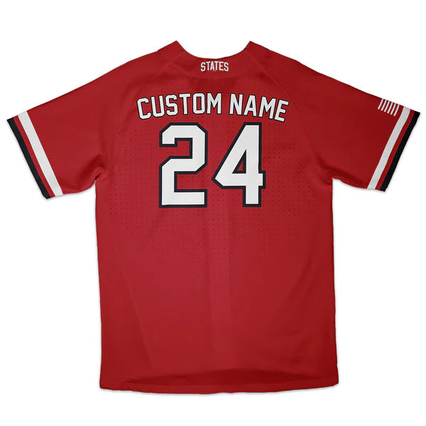 USA Red - City Series Baseball Jersey