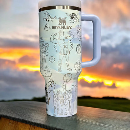 40 Oz DN Legendary Hercules Inspired Cool Serene Tumbler TZ11