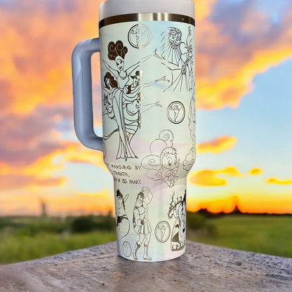 40 Oz DN Legendary Hercules Inspired Cool Serene Tumbler TZ11