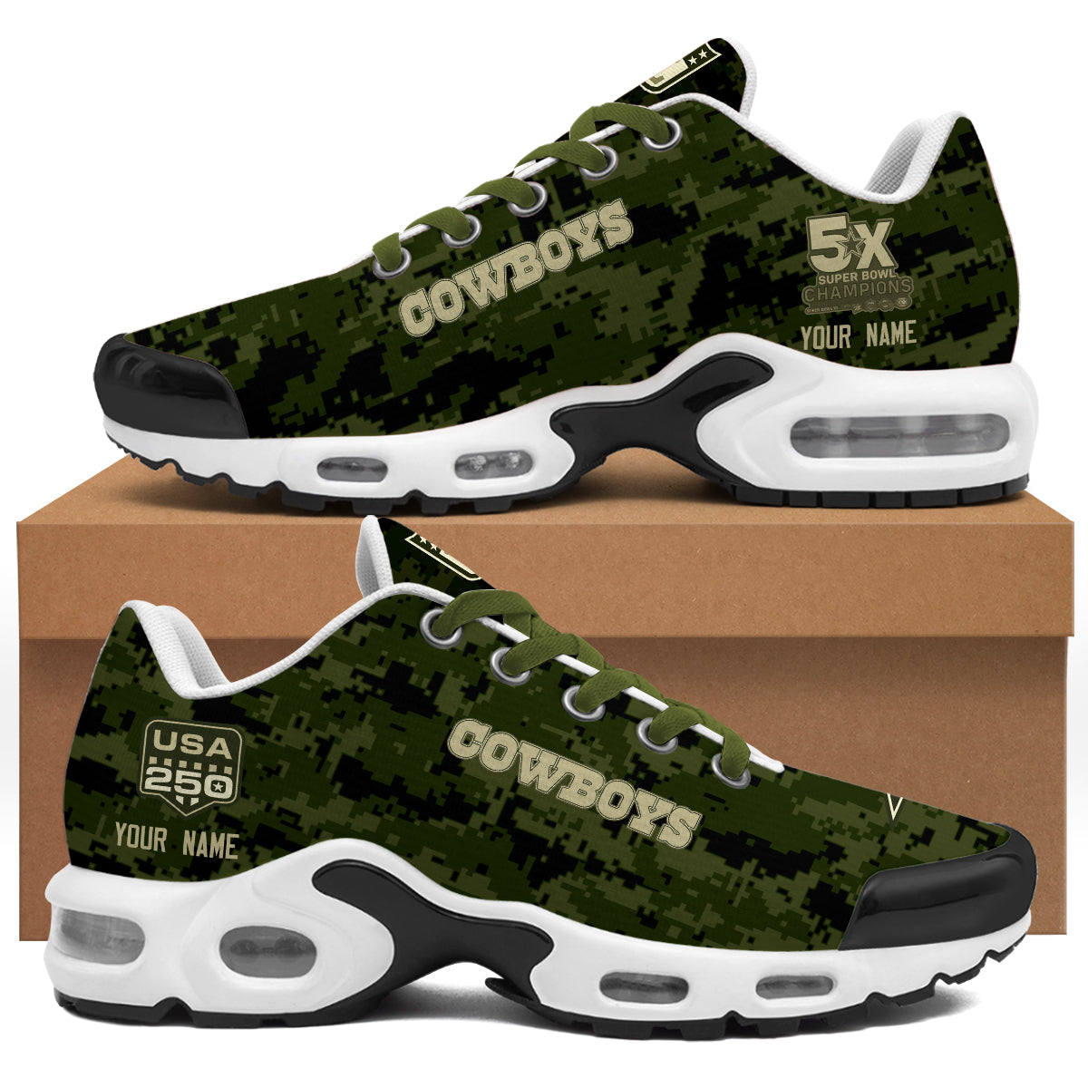 DAL Salute to Service Customized Sport Shoes